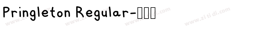 Pringleton Regular字体转换 Pringleton Regular字体转换